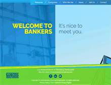 Tablet Screenshot of bankersfinancialcorp.com